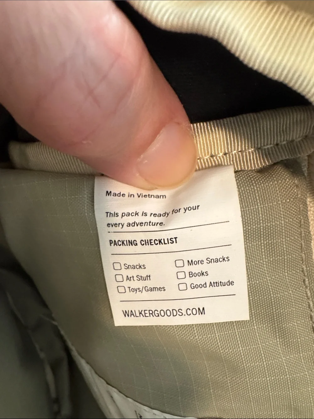 Walker Goods Mini Backpack